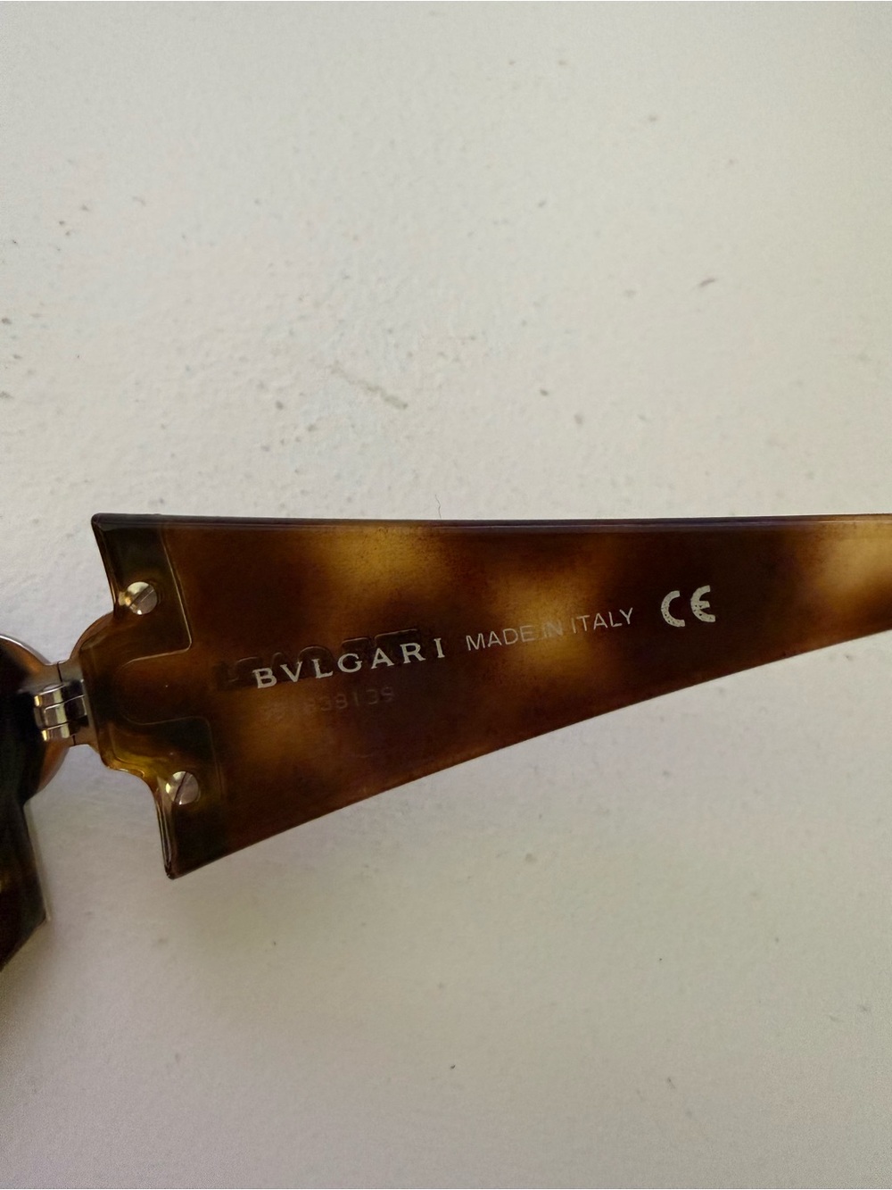 Bulgari Tortoiseshell Brown Sunglasses with Silver Hardware - Picture 4 of 5